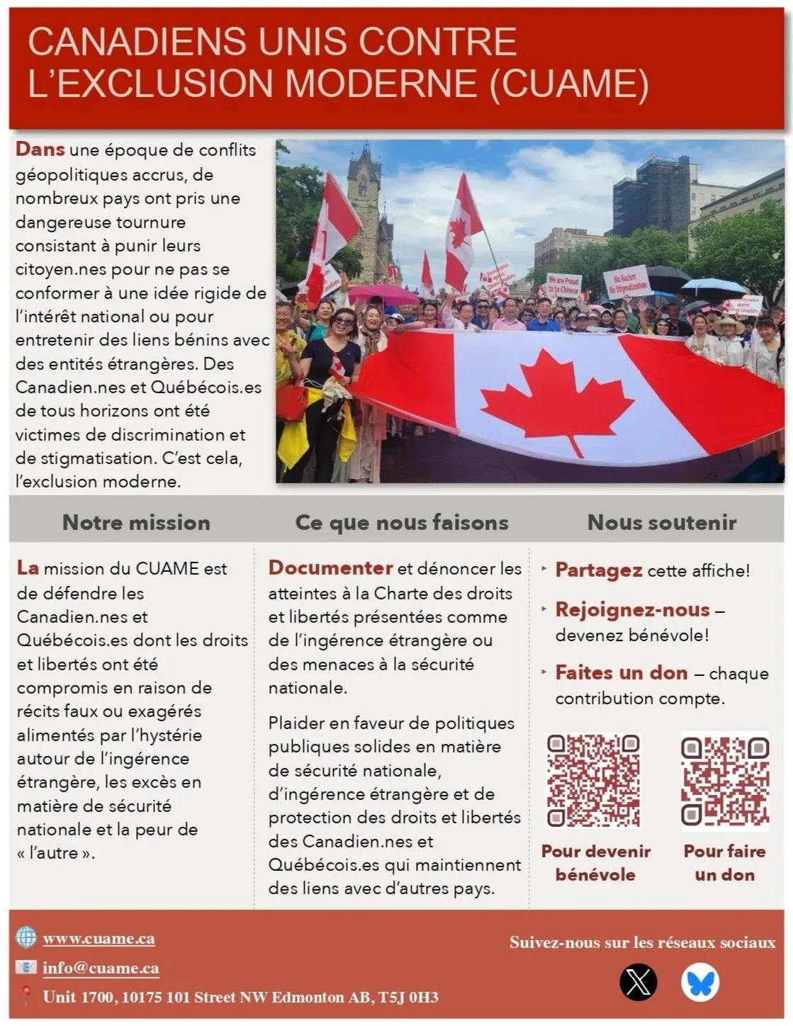 Affiche de CUAME (français)
